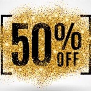 Everything in my closet is 50% off!